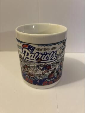 Vintage New England Patriots vs New York Jets BOOM BAM CRUNCH Coffee Mug